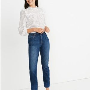 Madewell The High-Rise Slim Boyjean in Barksdale